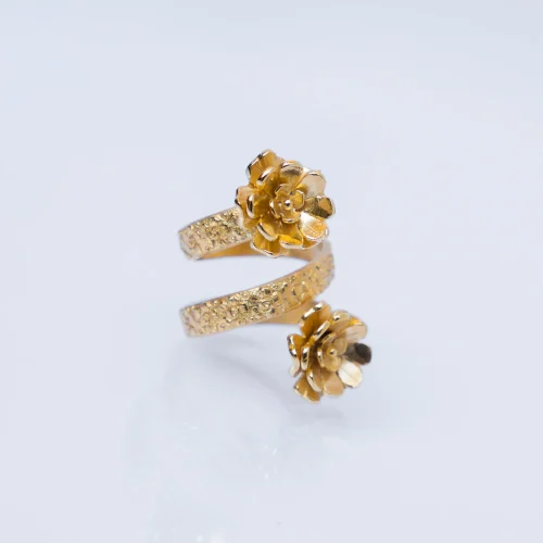 Anillo Emily Texturizado - mariana arroyo